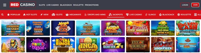 Red Casino Jackpots