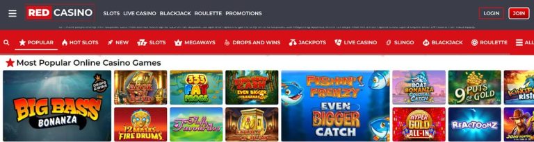 Red Casino jeux