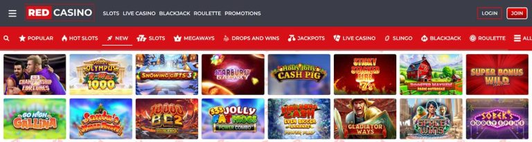 Red Casino nouveaux jeux