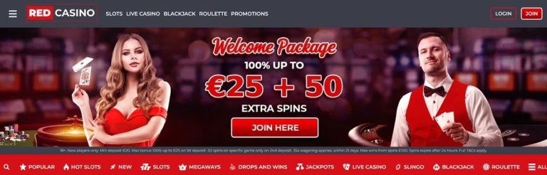 Red Casino page accueil