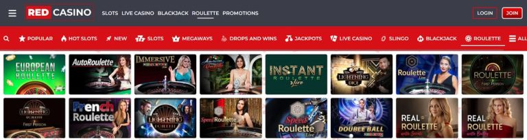 Red Casino roulette