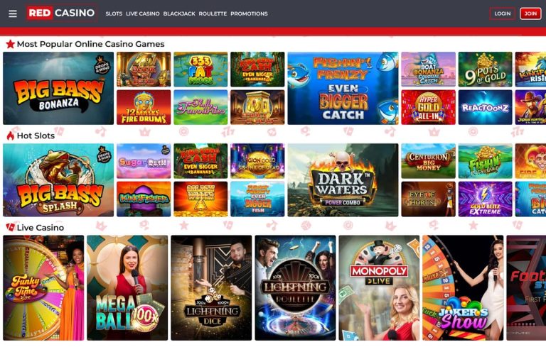 Red Casino support client